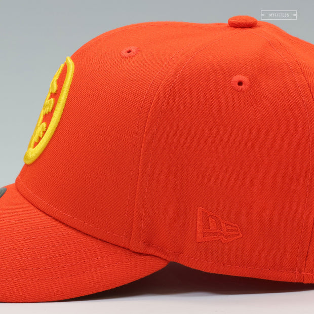 NICKELODEON™ LEGENDS OF THE HIDDEN TEMPLE™ ORANGE IGUANAS™ NEW ERA FITTED CAP