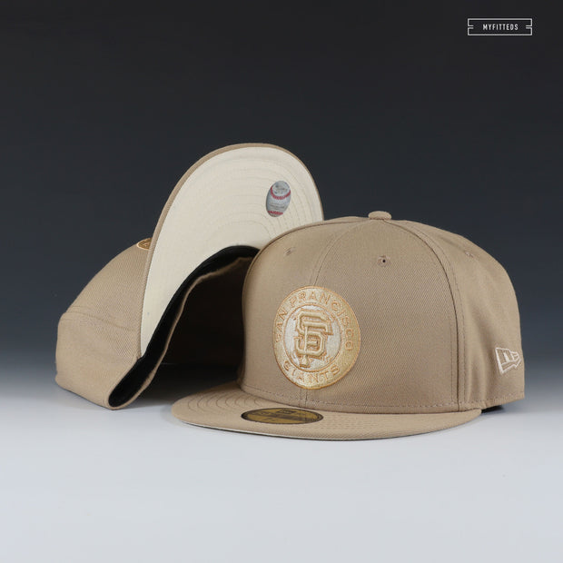SAN FRANCISCO GIANTS "OUTER SPACE" KHAKI FITTED NEW ERA CAP