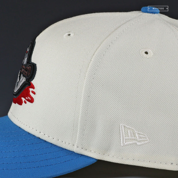 MYRTLE BEACH PELICANS 20TH ANNIVERSARY JAWS INSPIRED NEW ERA FITTED HAT