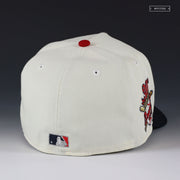 ATLANTA BRAVES 30TH SEASON "OFF WHITE" 59FIFTY A-FRAME NEW ERA FITTED HAT