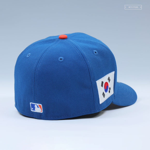 NEW YORK METS 메츠 KOREAN WORDMARK SOUTH KOREA FLAG NEW ERA FITTED CAP