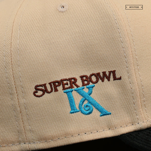 PITTSBURGH STEELERS SUPER BOWL IX NFL HALL OF FAME NEW ERA FITTED CAP