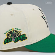 DALLAS STARS 2007 NHL ALL-STAR GAME OFF WHITE BOTANY GREEN NEW ERA FITTED CAP