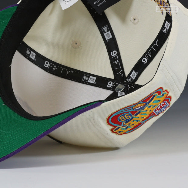 MINNESOTA VIKINGS 1998 NFL DRAFT OFF WHITE RANDY MOSS NEW ERA 9FIFTY A-FRAME SNAPBACK