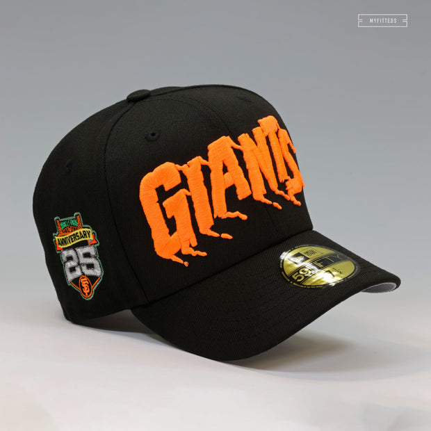 SAN FRANCISCO GIANTS ORACLE PARK 25TH ANNIVERSARY HALLOWEEN NEW ERA FITTED CAP