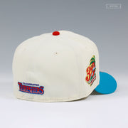 CLEARWATER THRESHERS 30TH ANNIVERSARY PHINLEY THE MASCOT JAWS NEW ERA FITTED CAP