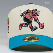 CLEARWATER THRESHERS 30TH ANNIVERSARY PHINLEY THE MASCOT JAWS NEW ERA FITTED CAP