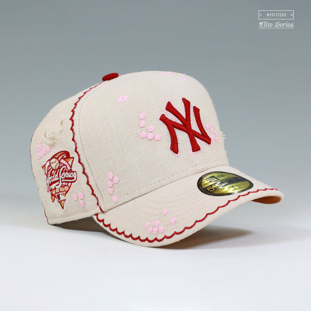 NEW YORK YANKEES 2000 WORLD SERIES VALENTINE'S DAY ELITE SERIES NEW ERA FITTED CAP