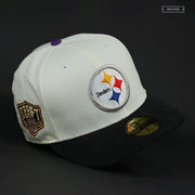 PITTSBURGH STEELERS 2003 NFL DRAFT OFF WHITE TROY NEW ERA FITTED CAP
