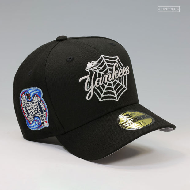 NEW YORK YANKEES 2000 WORLD SERIES SUBWAY SERIES VENOM SPIDER MAN INSPIRED NEW ERA CAP