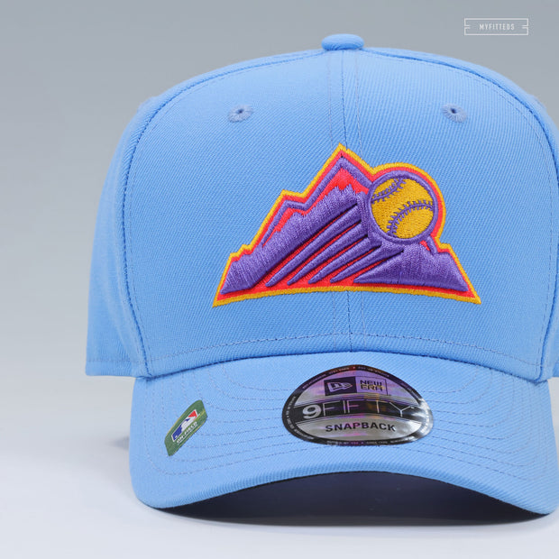 COLORADO ROCKIES 2025 MLB CITY CONNECT ON-FIELD 9FIFTY NEW ERA SNAPBACK HAT