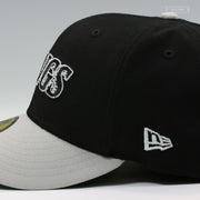 LOS ANGELES KINGS HOCKEY MASK AND CROSSED HOCKEY STICKS WORDMARK NEW ERA FITTED CAP
