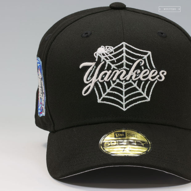 NEW YORK YANKEES 2000 WORLD SERIES SUBWAY SERIES VENOM SPIDER MAN INSPIRED NEW ERA CAP