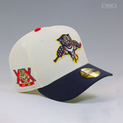 FLORIDA PANTHERS TWENTIETH ANNIVERSARY OFF WHITE RETRO NEW ERA FITTED CAP