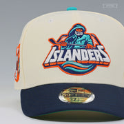 NEW YORK ISLANDERS GORTON'S FISHERMAN OFF WHITE NEW ERA FITTED CAP