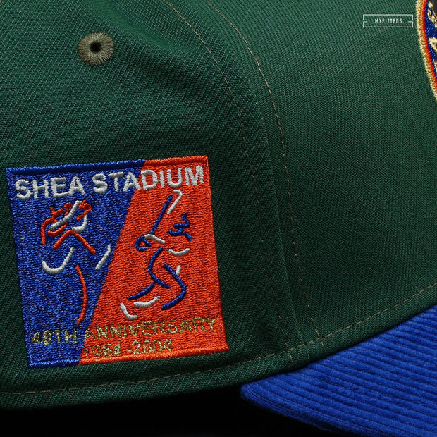 NEW YORK METS SHEA STADIUM COMMEMORATIVE CORDUROY NEW ERA FITTED CAP