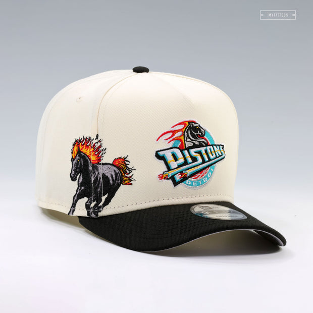 DETROIT PISTONS 1978-1995 HARDWOOD CLASSICS OFF WHITE 9FIFTY A-FRAME NEW ERA SNAPBACK