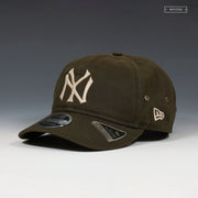 NEW YORK YANKEES WAXED CANVAS RETRO CROWN HERITAGE FIT NEW ERA 9FIFTY STRAPBACK