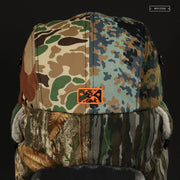 EDMONTON TRAPPERS "WHAT THE CAMO" TRAPPER FITTED ELITE SERIES NEW ERA HAT