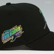 TAMPA BAY DEVIL RAYS 1998 INAUGURAL SEASON GILDED TB GAME NEW ERA FITTED CAP