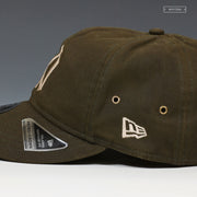 NEW YORK YANKEES WAXED CANVAS RETRO CROWN HERITAGE FIT NEW ERA 9FIFTY STRAPBACK