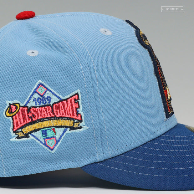 ANAHEIM ANGELS 1989 ASG SCAFFOLD CINDERELLA'S CASTLE INSPIRED PART II NEW ERA HAT