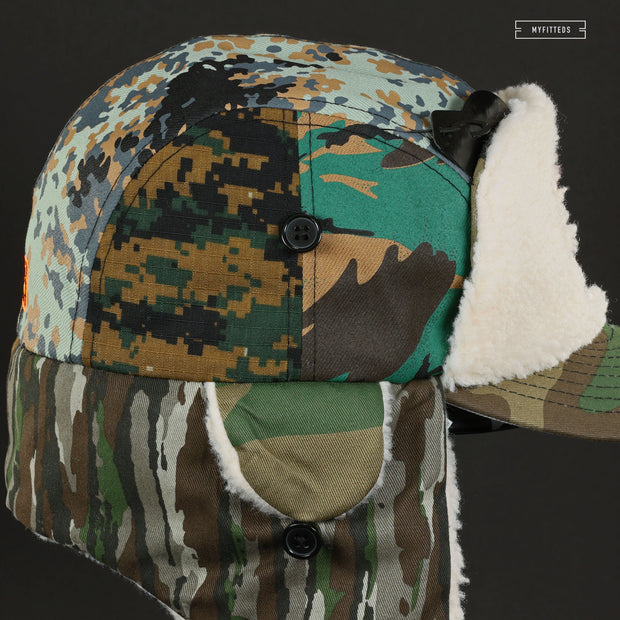 EDMONTON TRAPPERS "WHAT THE CAMO" TRAPPER FITTED ELITE SERIES NEW ERA HAT