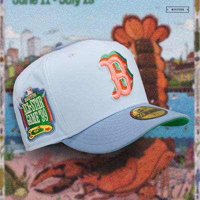 BOSTON RED SOX 1999 MLB ALL-STAR GAME 2026 FIFA™ WORLD CUP™ POSTER INSPIRED NEW ERA FITTED CAP