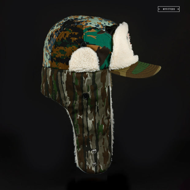 EDMONTON TRAPPERS "WHAT THE CAMO" TRAPPER FITTED ELITE SERIES NEW ERA HAT