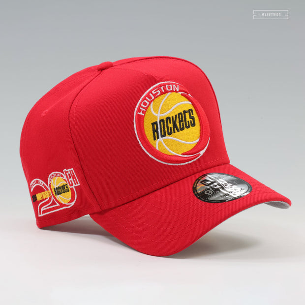 HOUSTON ROCKETS 1971-1991 20TH ANNIVERSARY HWC 9FIFTY A-FRAME NEW ERA SNAPBACK HAT