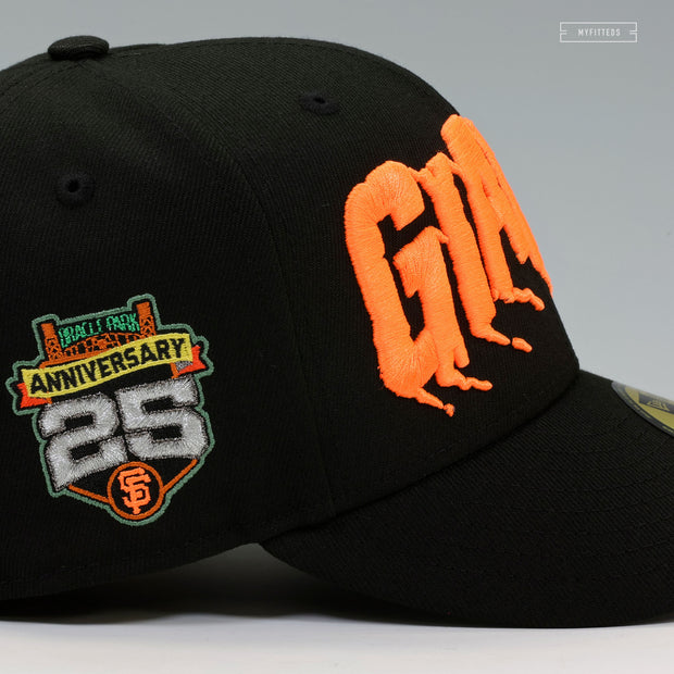 SAN FRANCISCO GIANTS ORACLE PARK 25TH ANNIVERSARY HALLOWEEN NEW ERA FITTED CAP