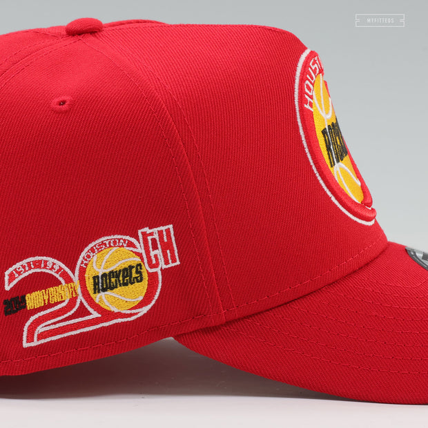 HOUSTON ROCKETS 1971-1991 20TH ANNIVERSARY HWC 9FIFTY A-FRAME NEW ERA SNAPBACK HAT