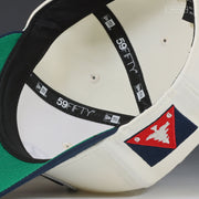 NEW ENGLAND REVOLUTION 1996 RETRO OFF WHITE NEW ERA FITTED CAP