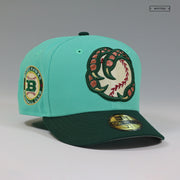 BOISE HAWKS BASEBALL CLUB MINT JULEP FIELD GREEN NEW ERA FITTED CAP