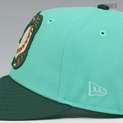 BOISE HAWKS BASEBALL CLUB MINT JULEP FIELD GREEN NEW ERA FITTED CAP