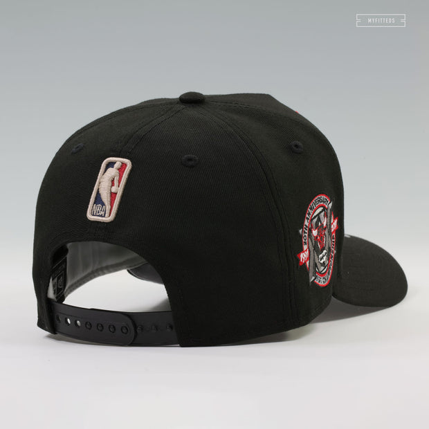 CHICAGO BULLS 1991-2011 FIRST CHAMPIONSHIP 20TH ANNIVERSARY 9FIFTY A-FRAME NEW ERA SNAPBACK