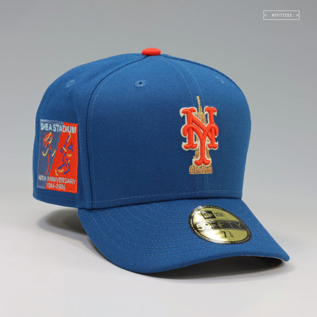 NEW YORK METS SHEA STADIUM 40TH ANNIVERSARY EMPIRE STATE BUILDING NYC NEW ERA FITTED CAP