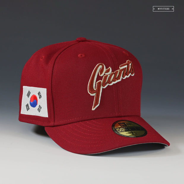 SAN FRANCISCO GIANTS SOUTH KOREA JUNG HOO LEE KIWOOM HEROES INSPIRED NEW ERA HAT