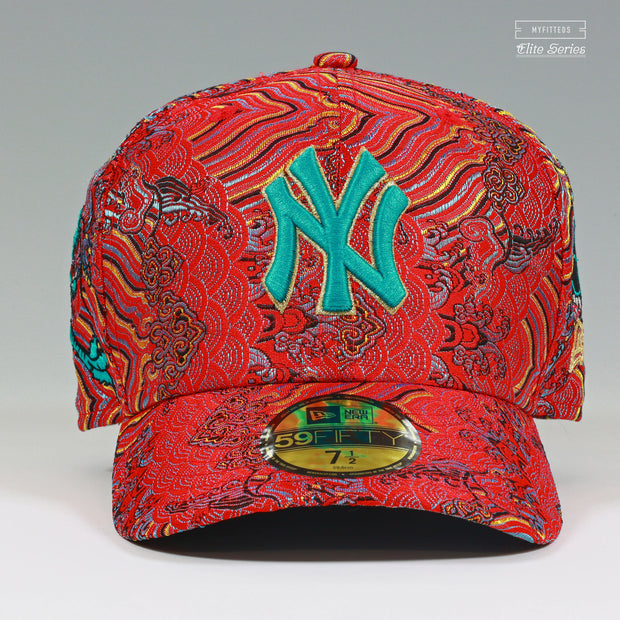 NEW YORK YANKEES MYFITTEDS ELITE SERIES LUNAR NEW YEAR SILK ROAD NEW ERA FITTED CAP