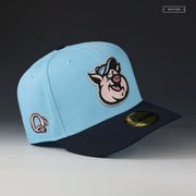 KANAPOLIS CANNONBALLERS X Q'S THE THREE LITTLE PIGS INSPIRED NEW ERA FITTED CAP