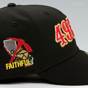 SAN FRANCISCO 49ERS THE 49ER FAITHFUL CLASSIC JET BLACK NEW ERA FITTED CAP