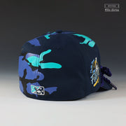 MYRTLE BEACH PELICANS ELITE SERIES BANPRESTO SASUKE ANIME 20TH ANNIVERSARY NEW ERA FITTED CAP