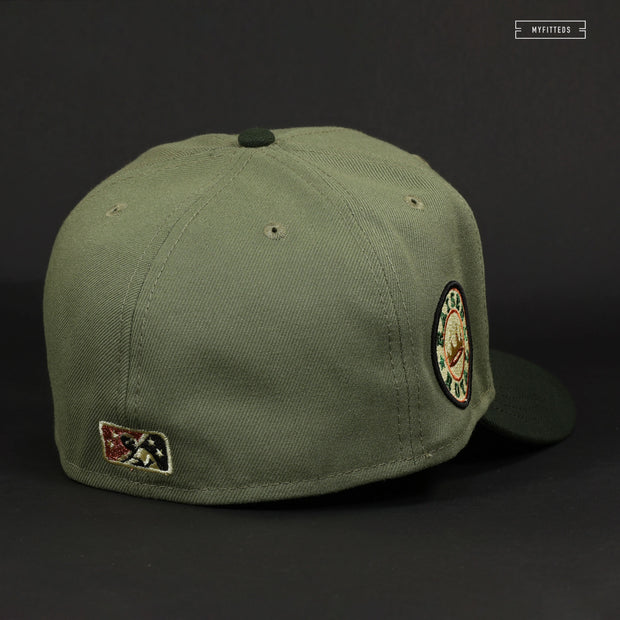 NORTHWEST ARKANSAS NATURALS RAISED ROYAL MONEY GREENS NEW ERA FITTED CAP
