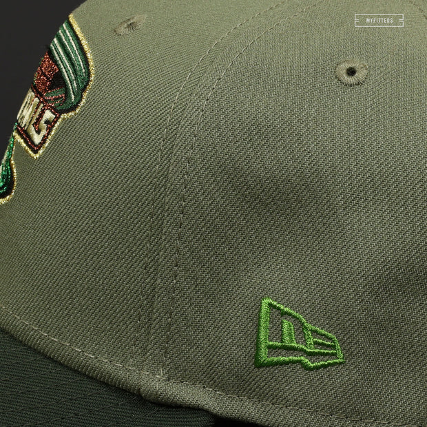 NORTHWEST ARKANSAS NATURALS RAISED ROYAL MONEY GREENS NEW ERA FITTED CAP