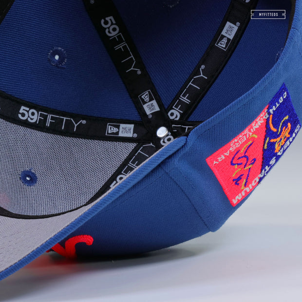 NEW YORK METS SHEA STADIUM 40TH ANNIVERSARY ULTRAMARINE AM 180 INSPIRED NEW ERA CAP