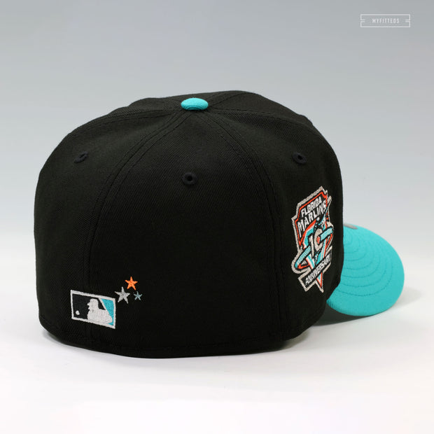 FLORIDA MARLINS 10TH ANNIVERSARY RACING STRIPES AIR MAX 95 INSPIRED NEW ERA FITTED CAP