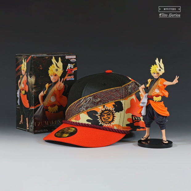 JACKSONVILLE SUNS ELITE SERIES BANPRESTO NAURTO SHPPUDEN ANIME 20TH ANNIVERSARY NEW ERA HAT