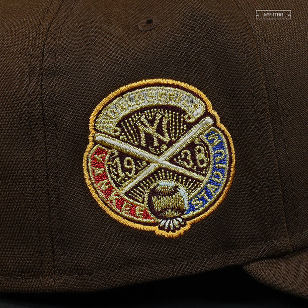 NEW YORK YANKEES 1938 WORLD SERIES MAHOGANY MODERN FLAIR NEW ERA FITTED CAP