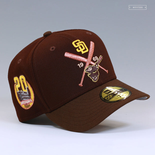 SAN DIEGO PADRES PETCO PARK 20TH ANNIVERSARY THE GOLDEN TICKET NEW ERA FITTED CAP