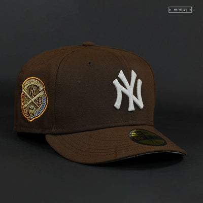 NEW YORK YANKEES 1938 WORLD SERIES MAHOGANY MODERN FLAIR NEW ERA FITTED CAP